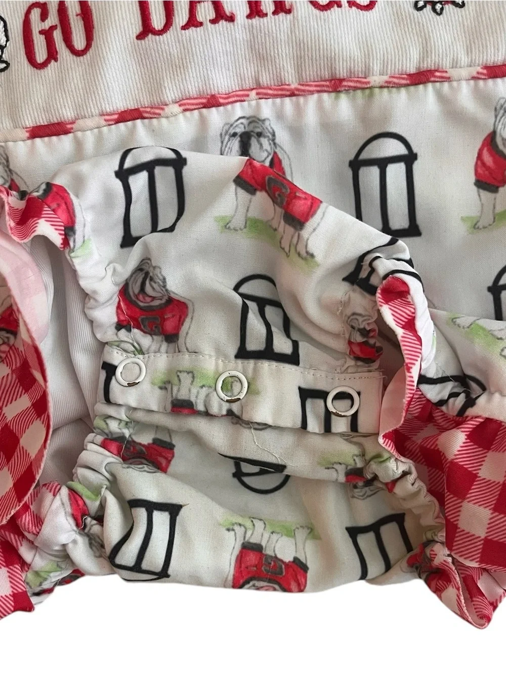 Little Bear Smocks cheer dawgs